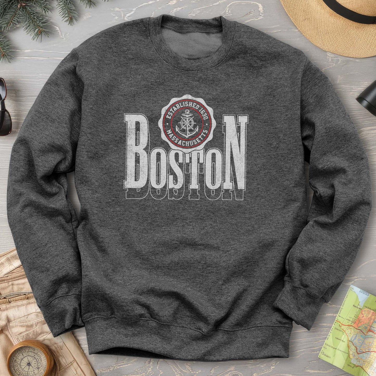 Boston Scoop Sweatshirt