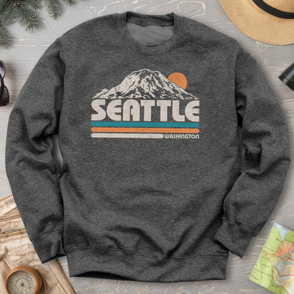 Seattle Retro Stripe Sweatshirt