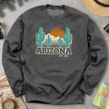 Arizona Retro Cactus Sweatshirt