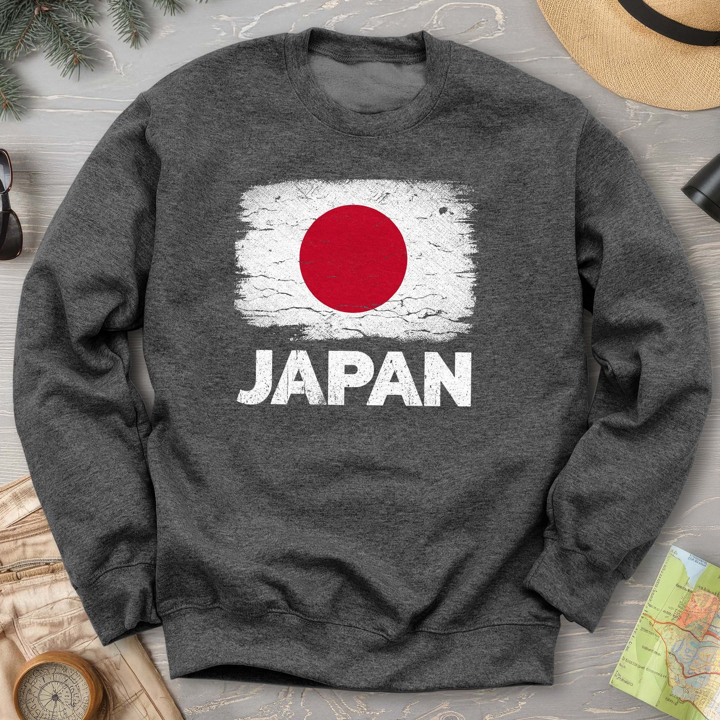 Japan Vintage Flag Sweatshirt