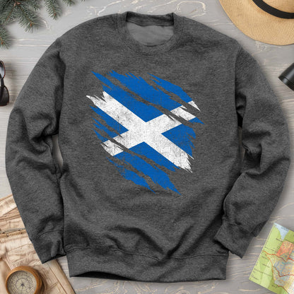 Scotland Weathered Flag Sweatshirt
