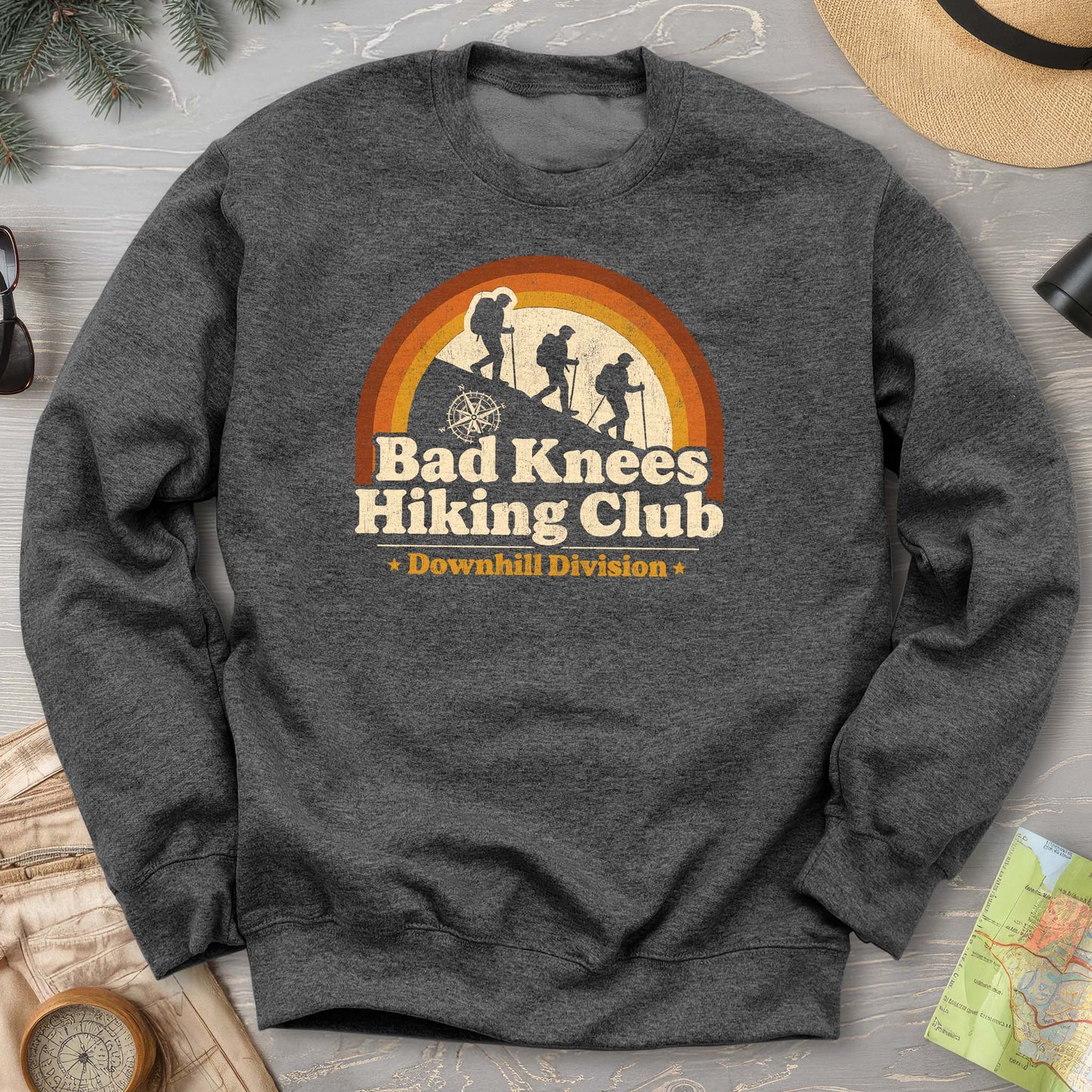 Bad Knees Hiking Club Sweatshirt