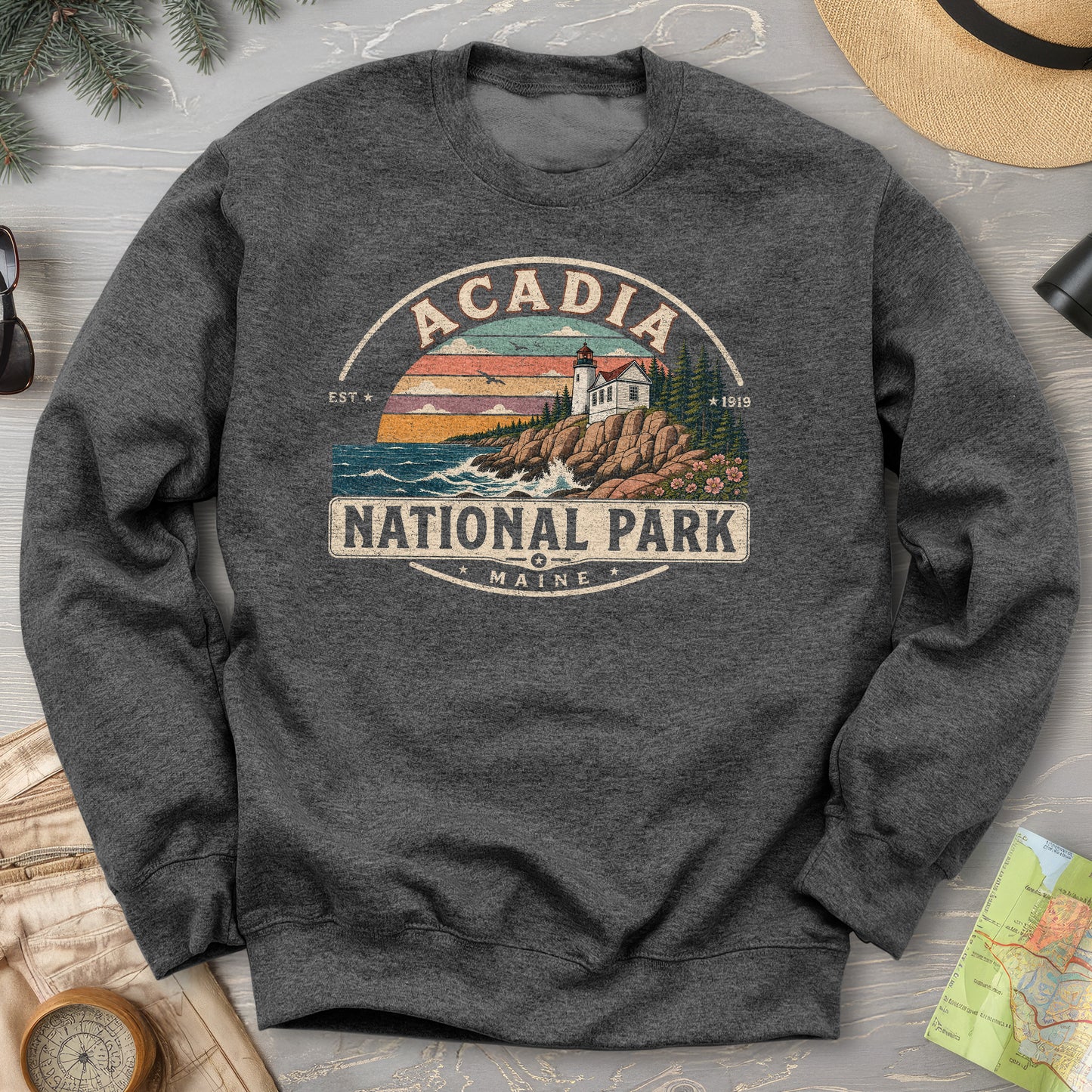 Acadia Medallion Sweatshirt
