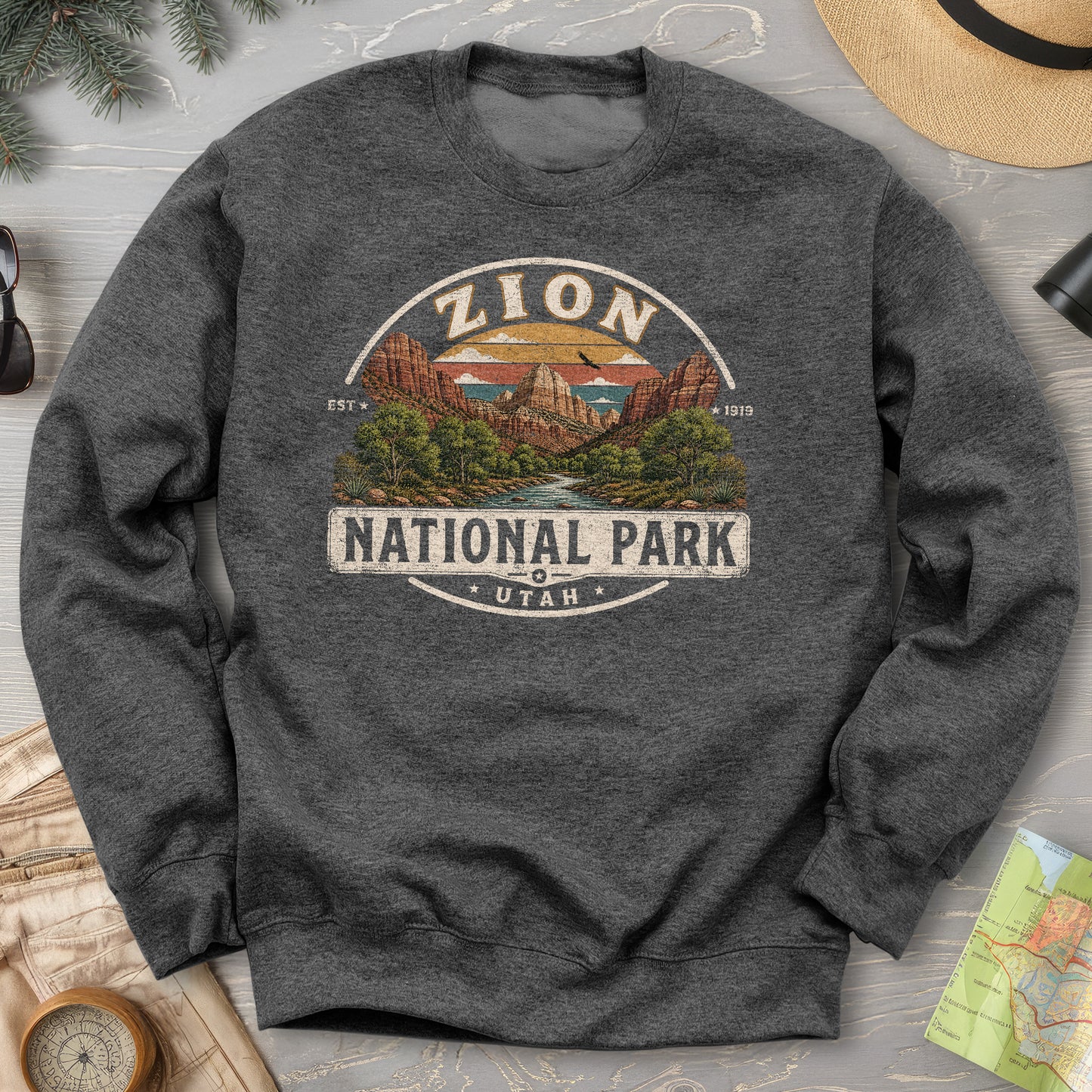 Zion Medallion Sweatshirt