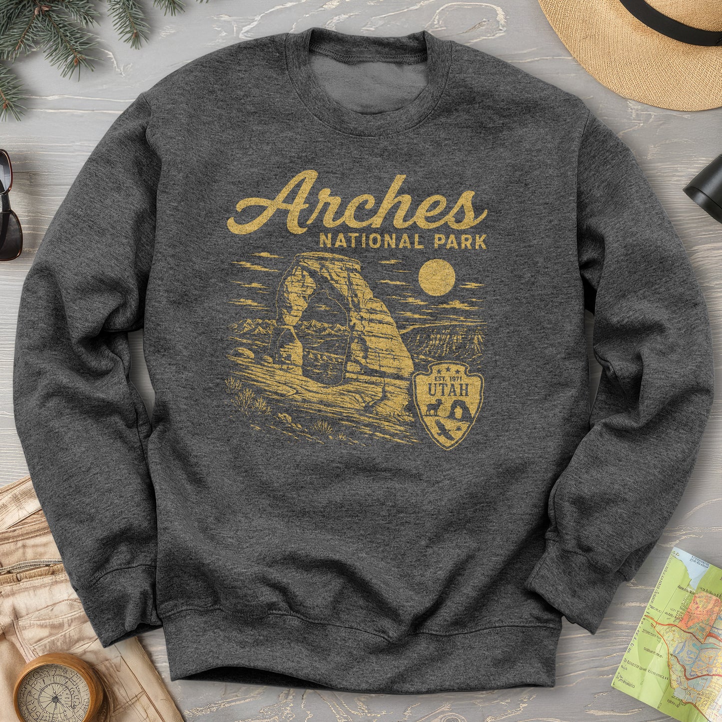 Arches Vintage Sketch Sweatshirt