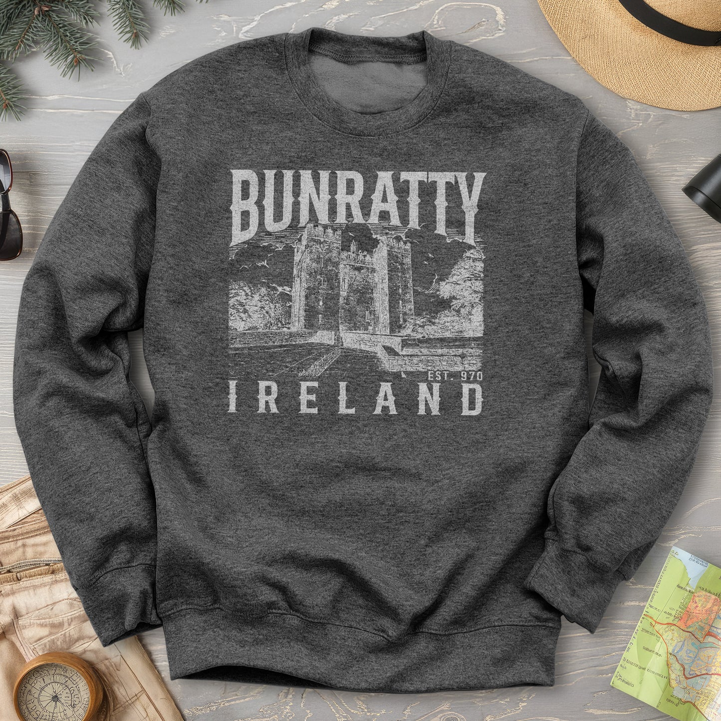Bunratty Ireland Sketch Sweatshirt