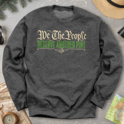 We The People Irish Pint Sweatshirt