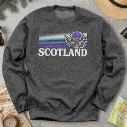 Scotland Retro Thistle Sweatshirt