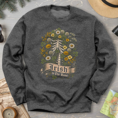 Irish To The Bone Floral Sweatshirt