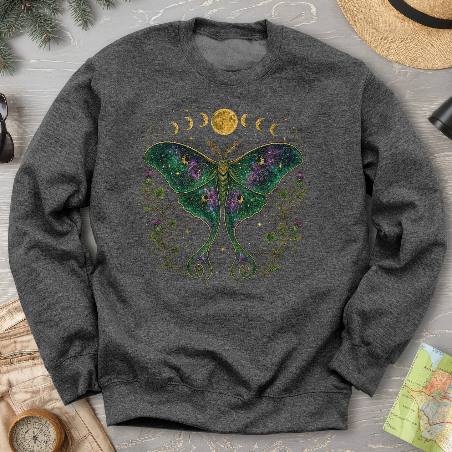 Celestial Moth Sweatshirt