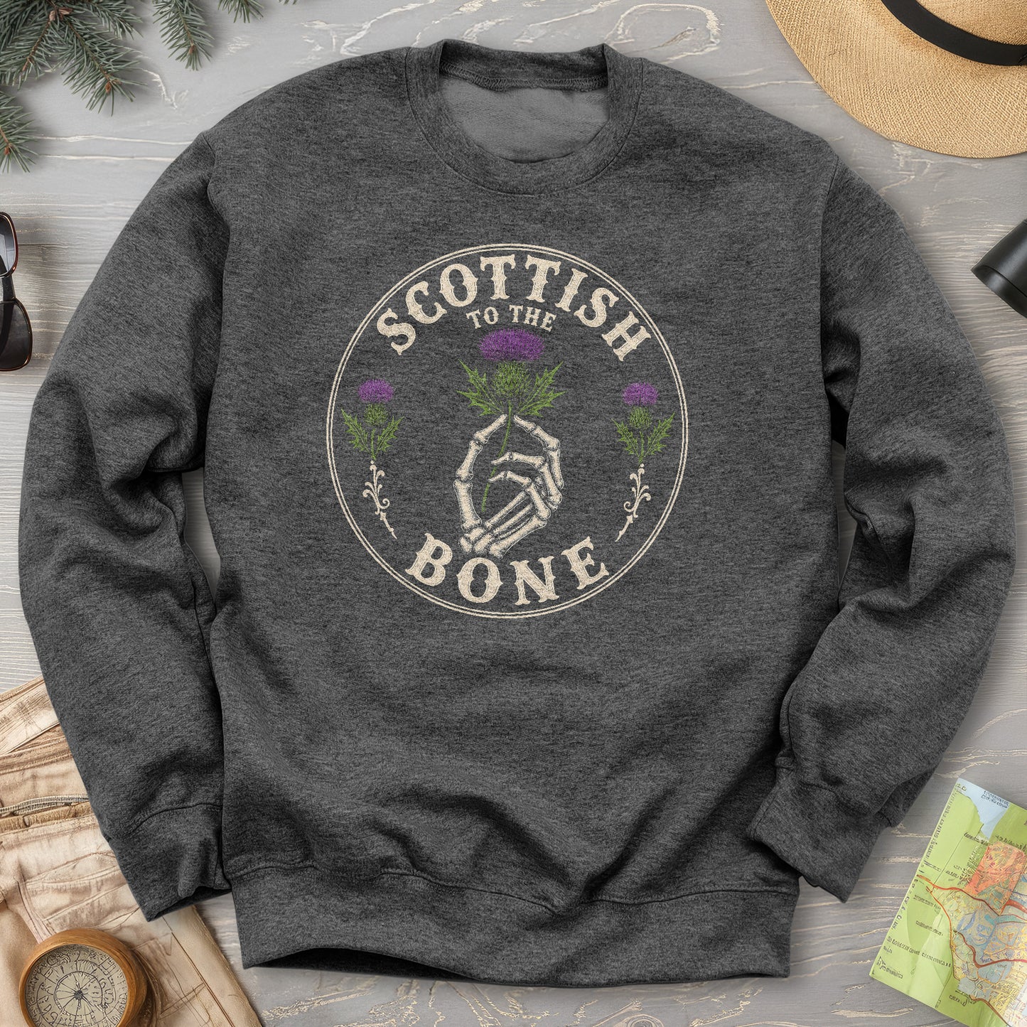 Scottish Bone Hand Sweatshirt