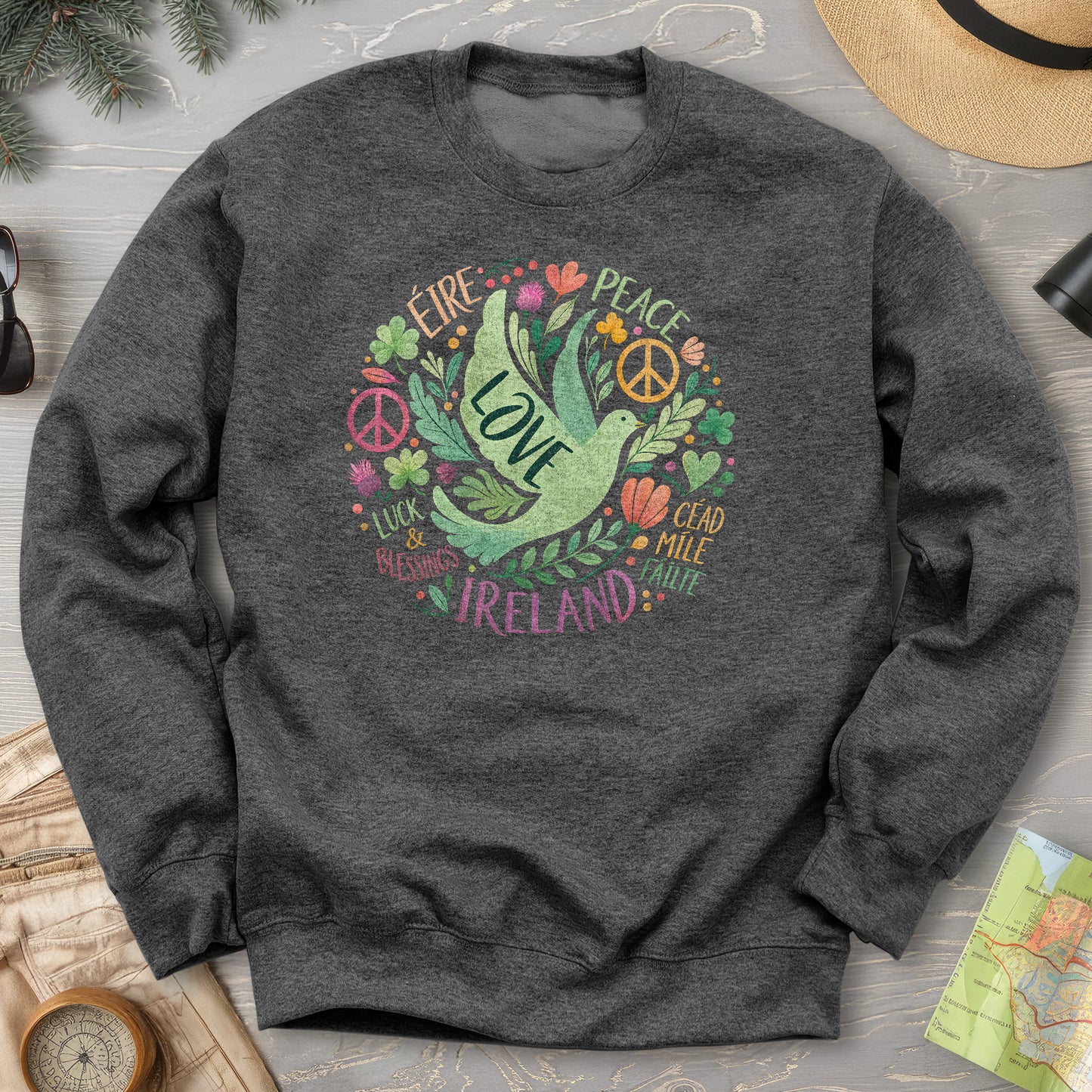 Ireland Peace Dove Sweatshirt