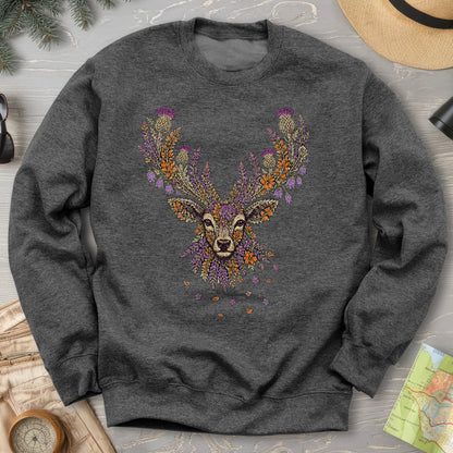 Floral Stag Sweatshirt