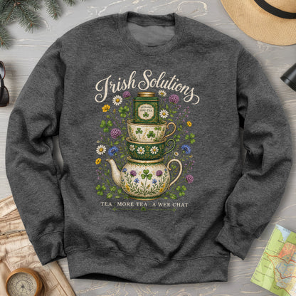 Irish Solutions Tea Cups Sweatshirt