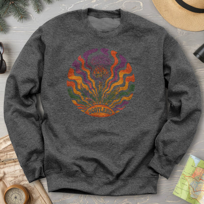 Groovy Scotland Thistle Sweatshirt