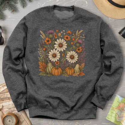Pumpkin Florals Sweatshirt