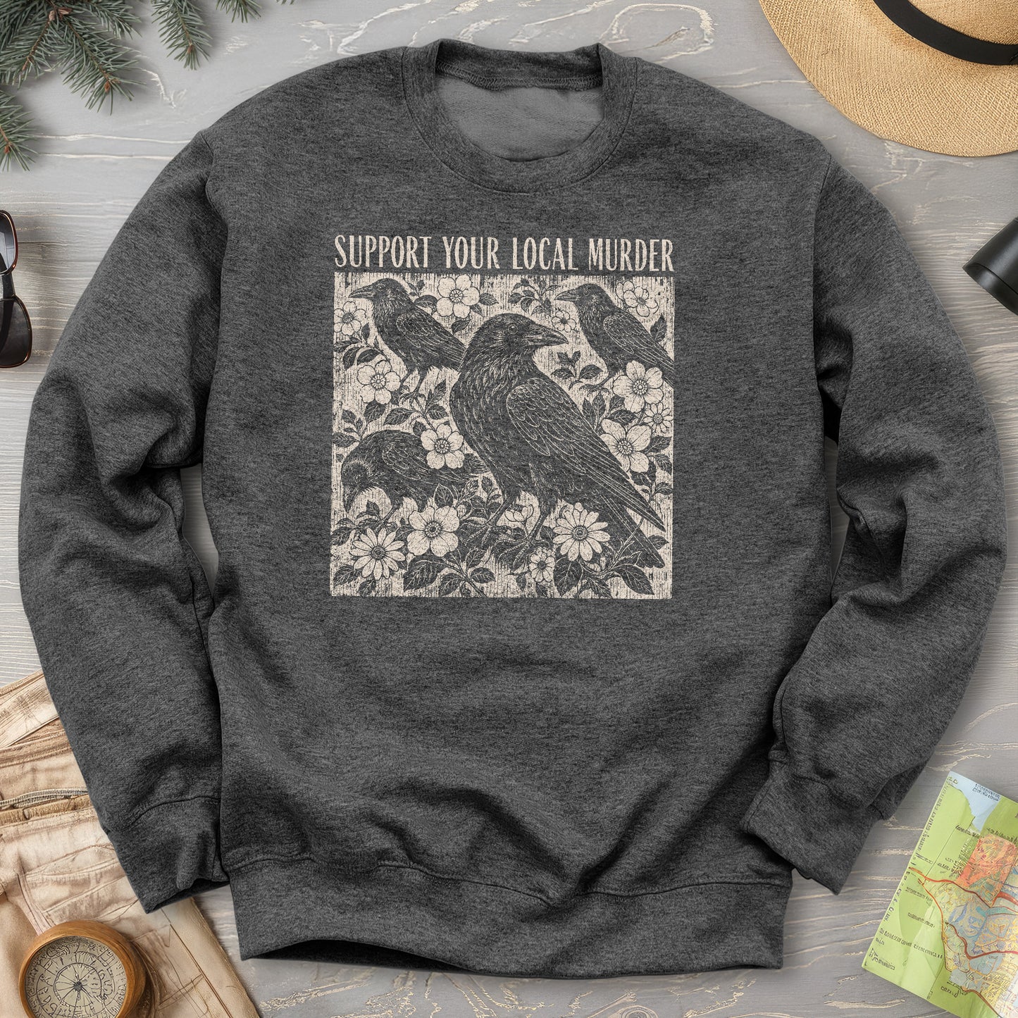 Crow Local Murder Sweatshirt