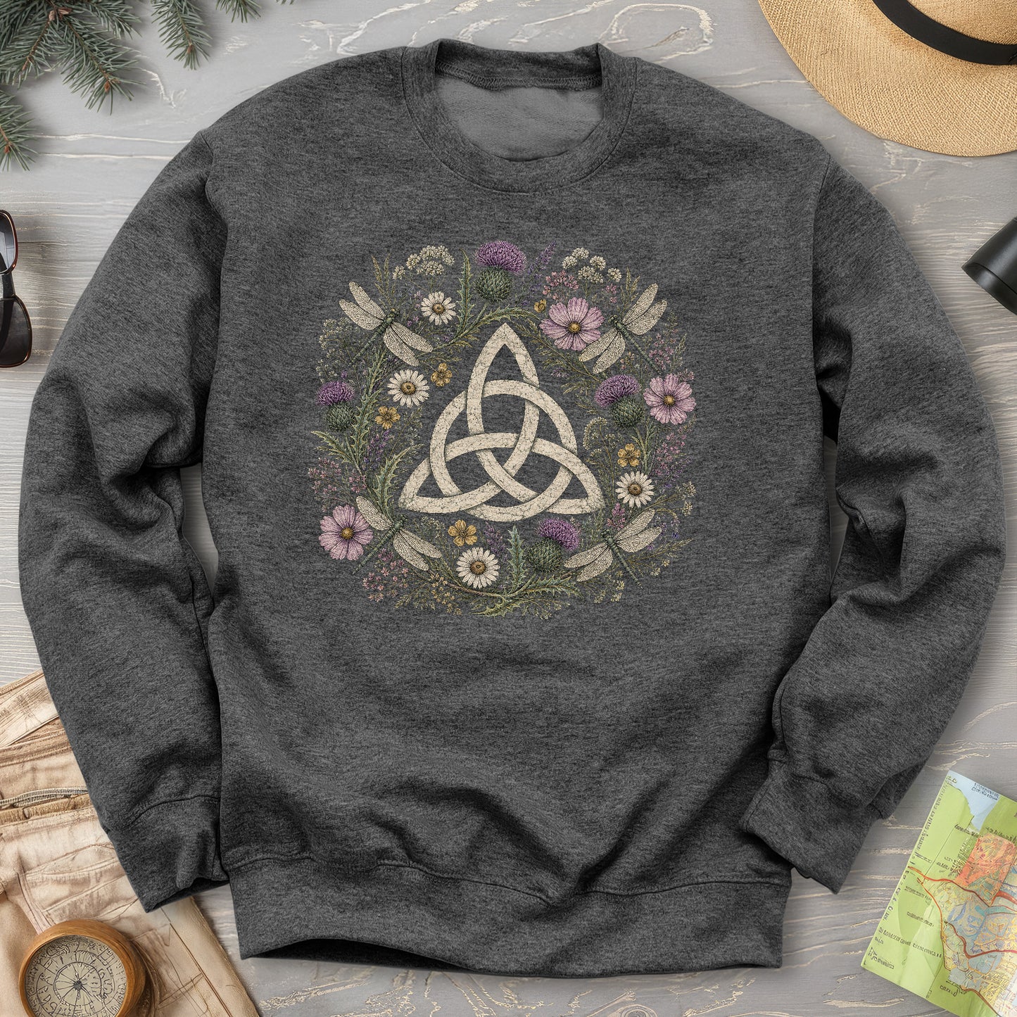 Trinity Knot Wreath Sweatshirt