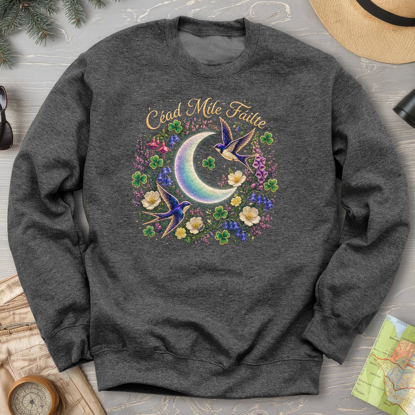 Céad Míle Fáilte Moon Sweatshirt