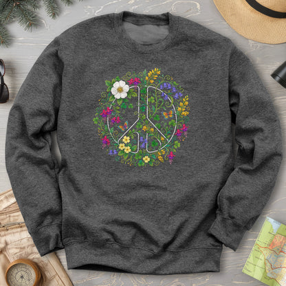 Floral Irish Peace Sweatshirt