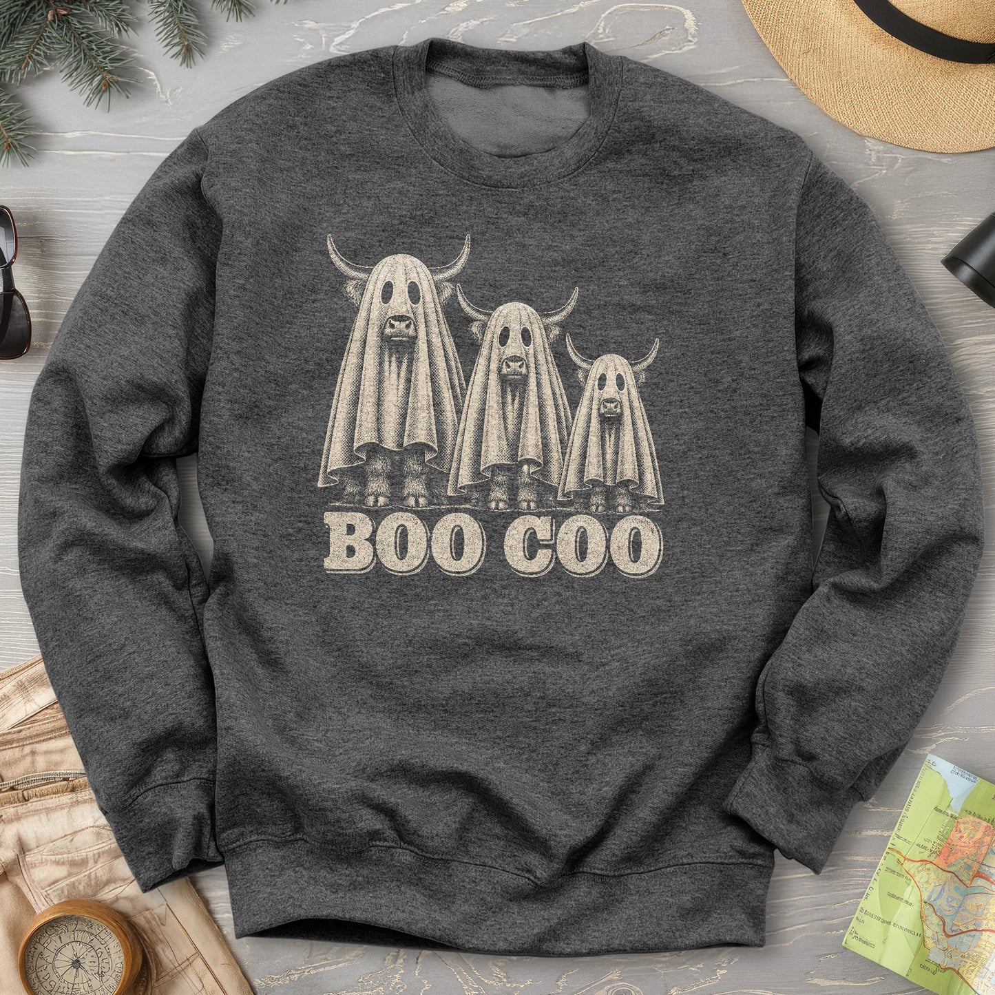 Boo Coo Trio Sweatshirt