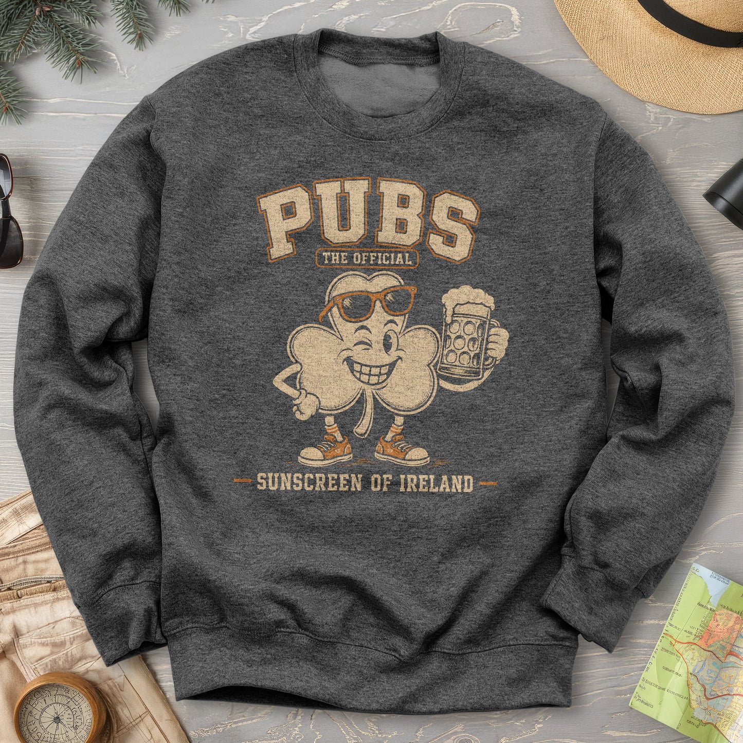 Pubs Irish Sunscreen Sweatshirt