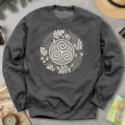 Autumn Triskele Wreath Sweatshirt