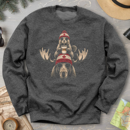 Beaver Moose Canada Sweatshirt
