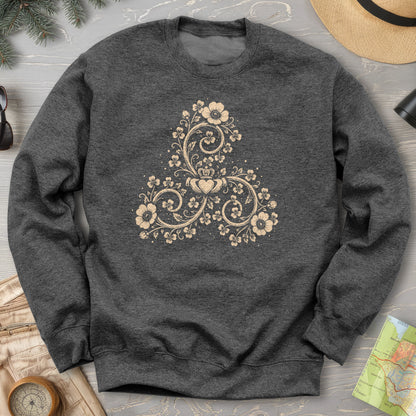 Triskele Shamrock Spiral Sweatshirt