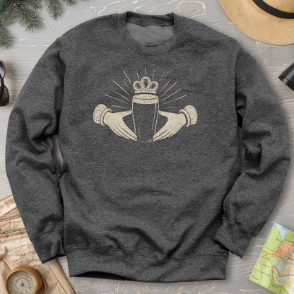 Claddagh Irish Beer Sweatshirt