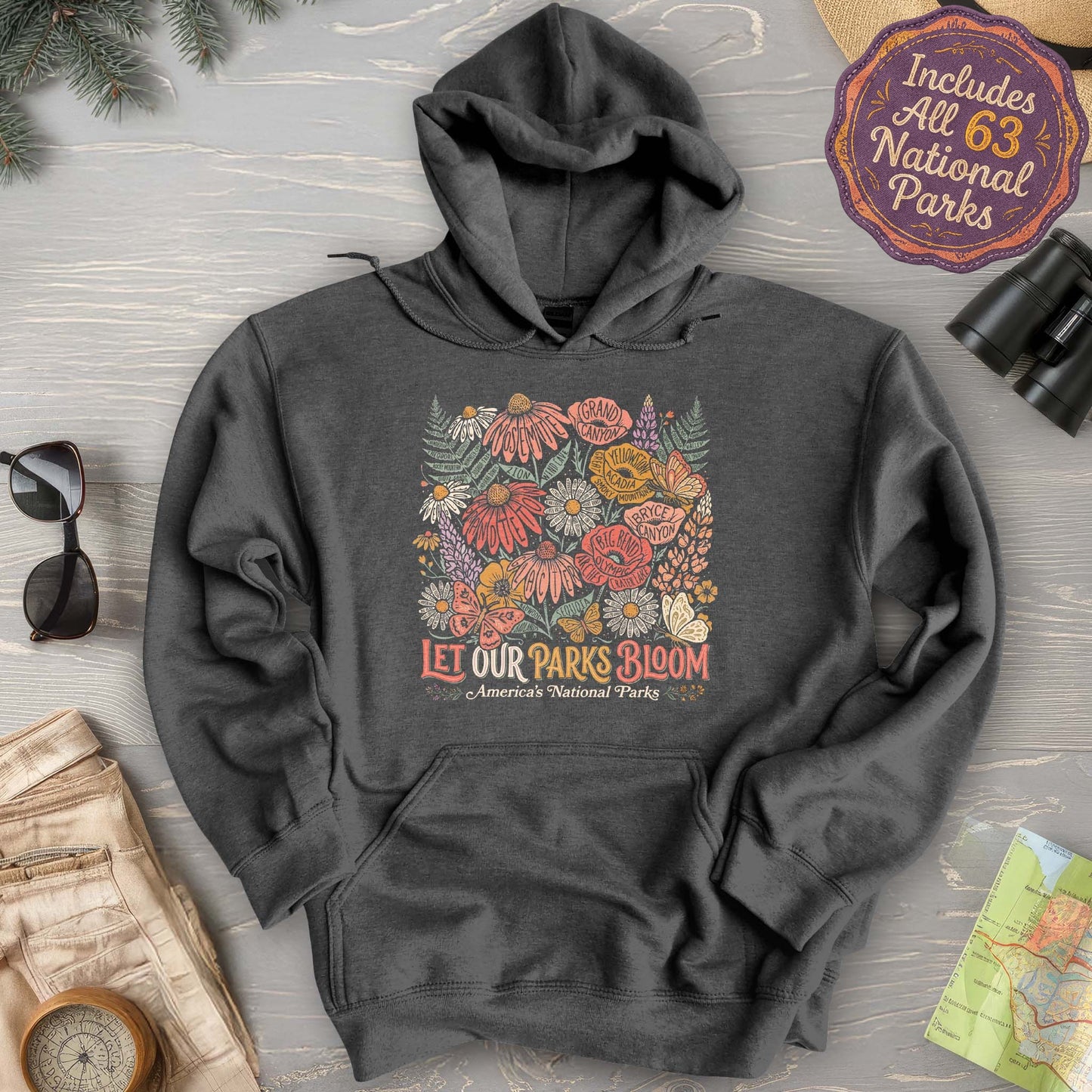Let Our Parks Bloom Hoodie