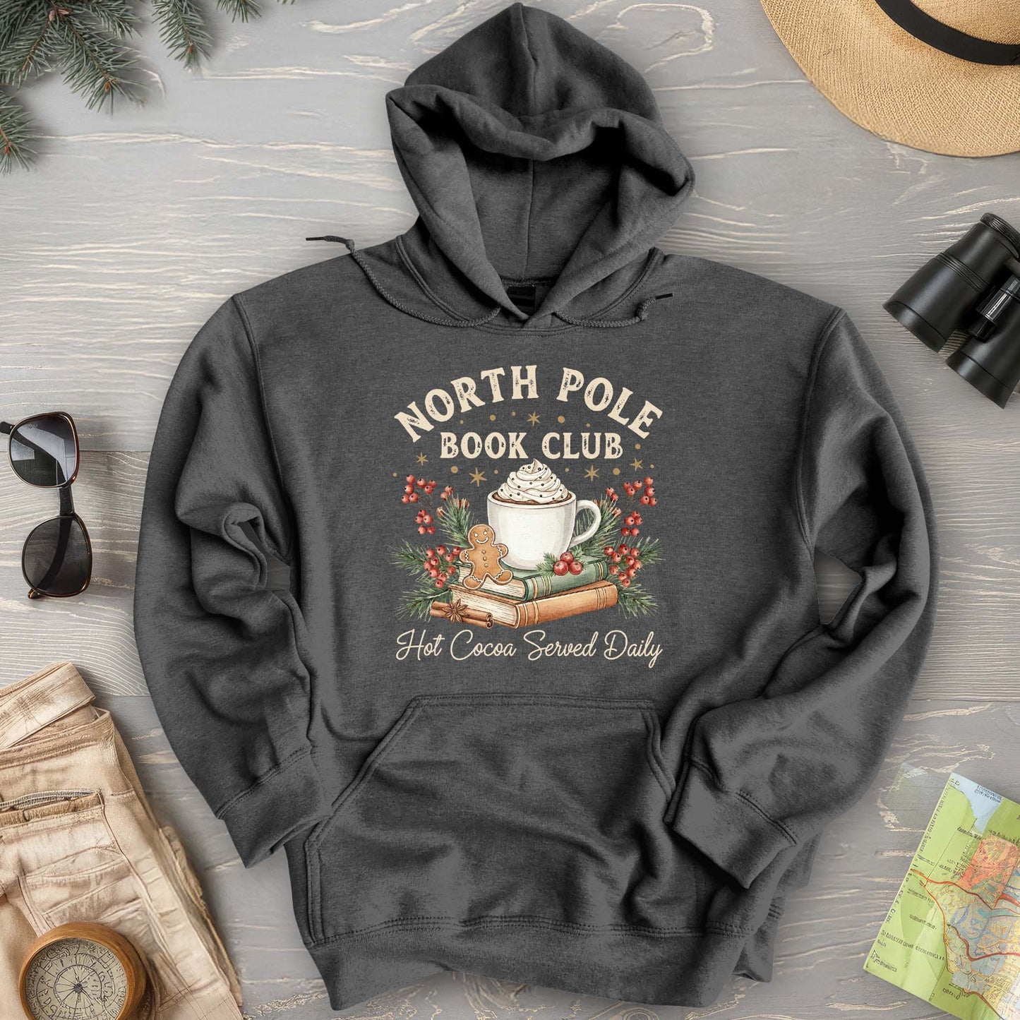 North Pole Book Club Hoodie