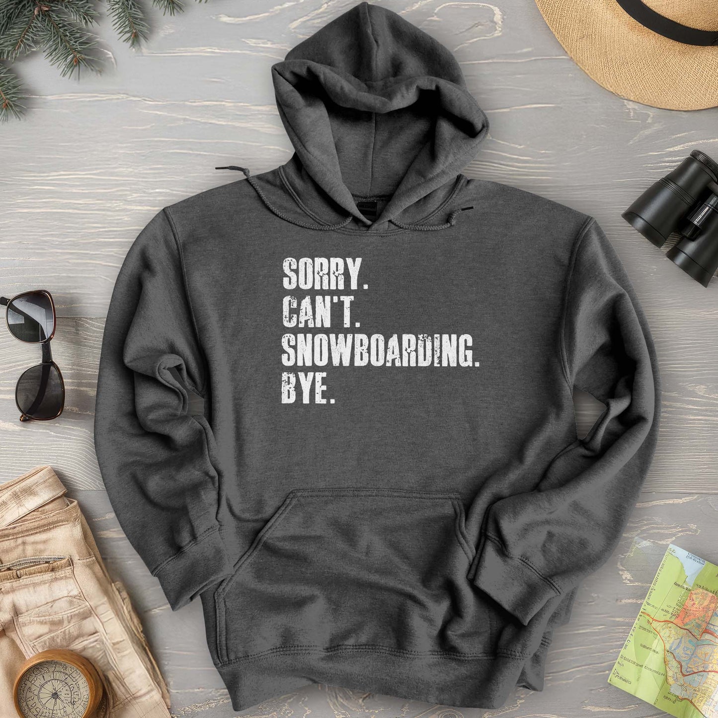 Sorry Snowboarding Hoodie