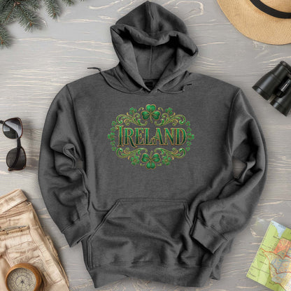 Ireland Shamrock Emblem Hoodie