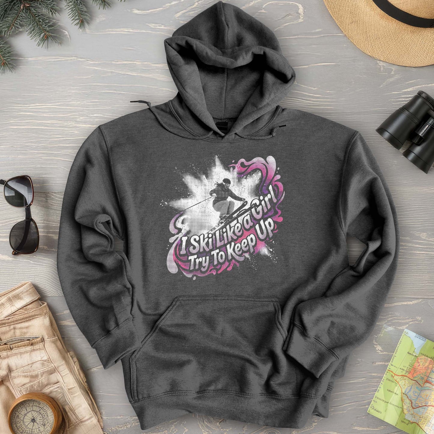 Ski Like a Girl Hoodie