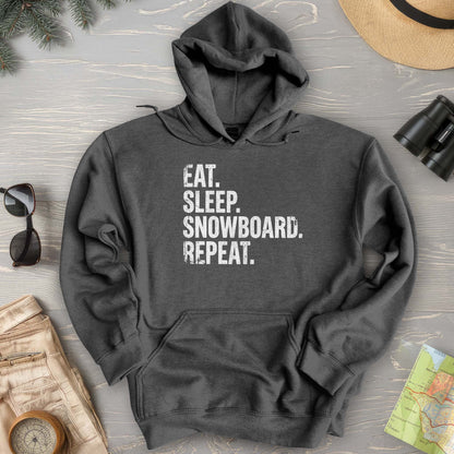 Eat Sleep Snowboard Hoodie