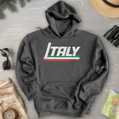 Italy Retro Stripe Hoodie