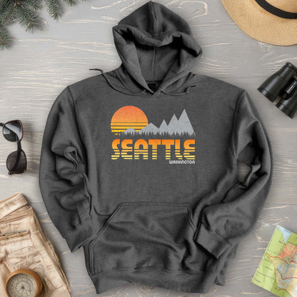 Seattle 80's Retro Hoodie