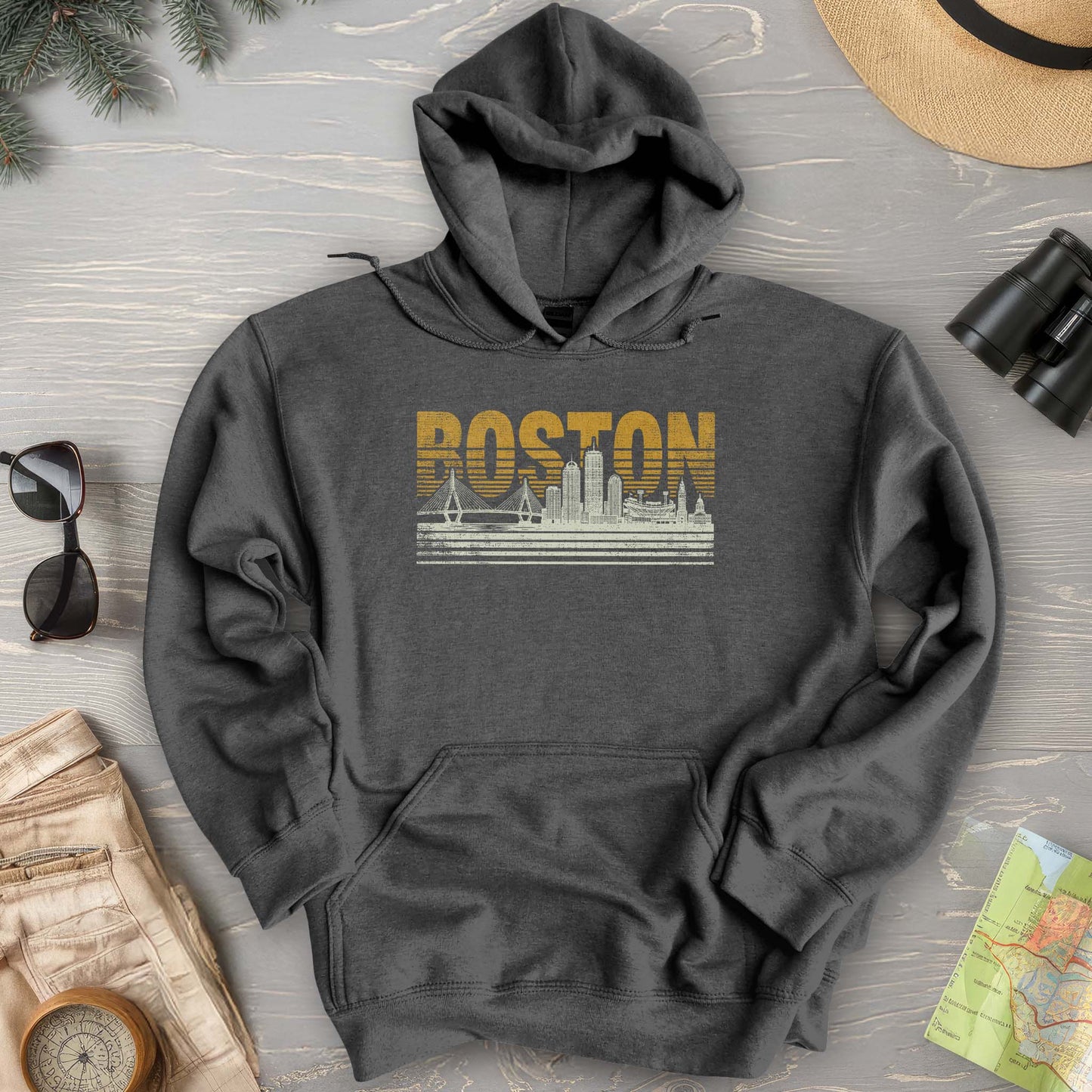 Boston Skyline Hoodie