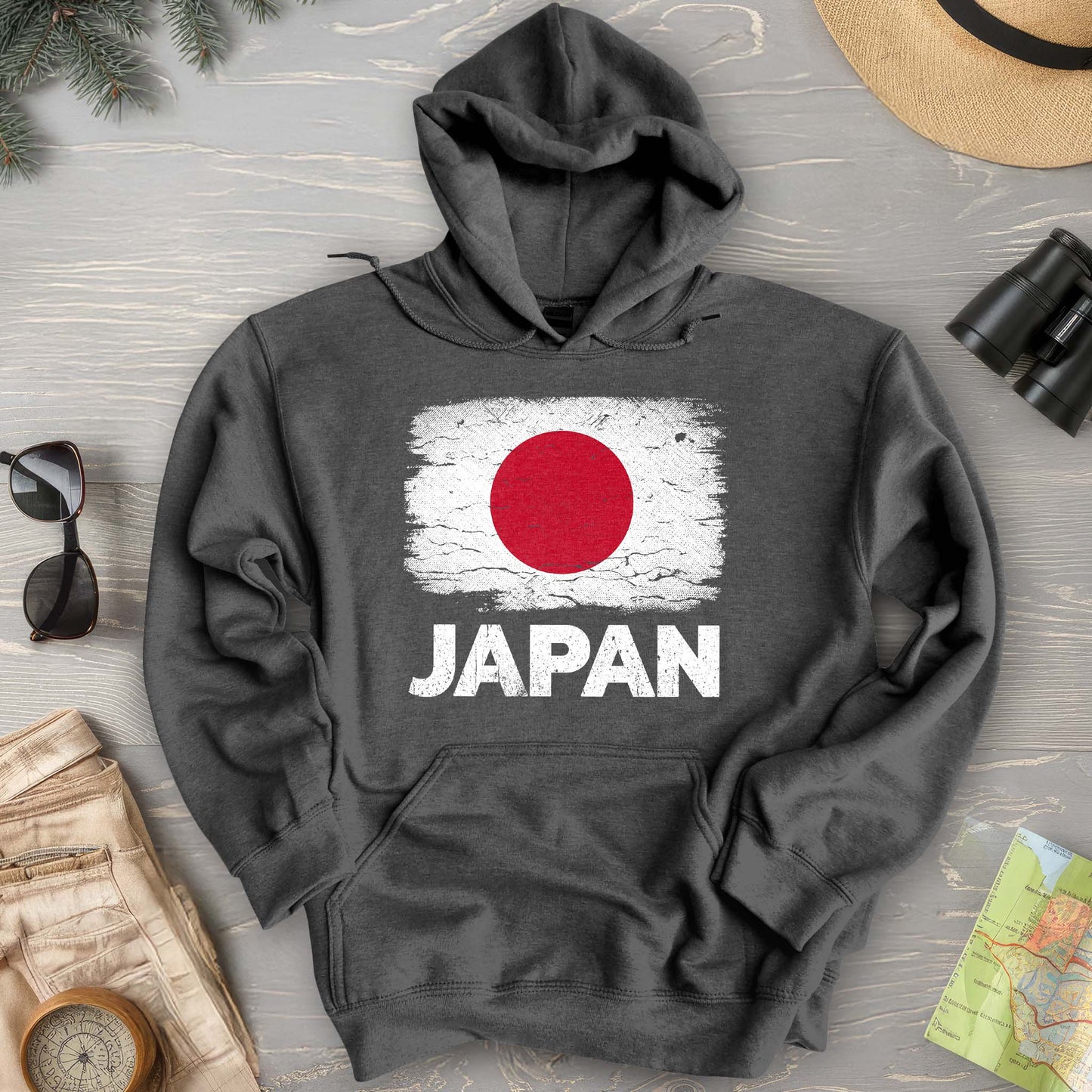 Japan Vintage Flag Hoodie