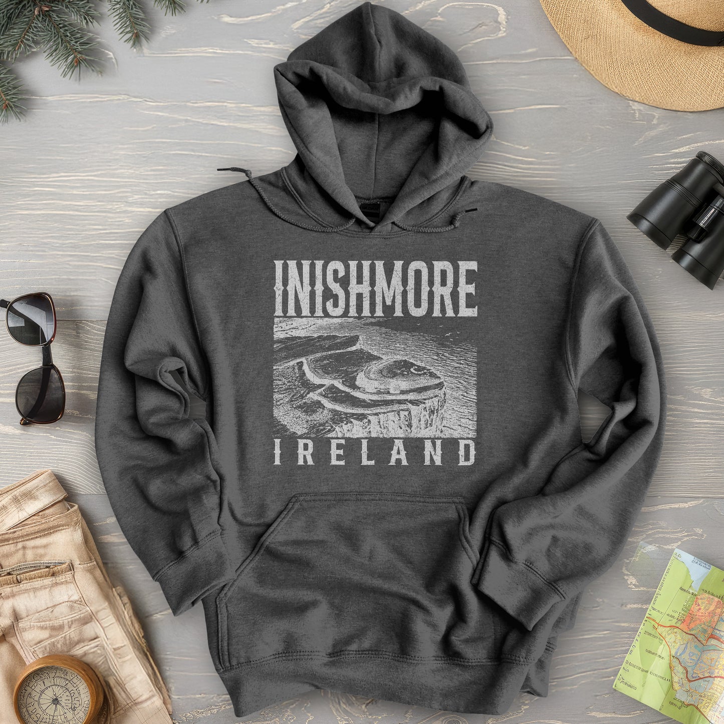 Inishmore Ireland Sketch Hoodie