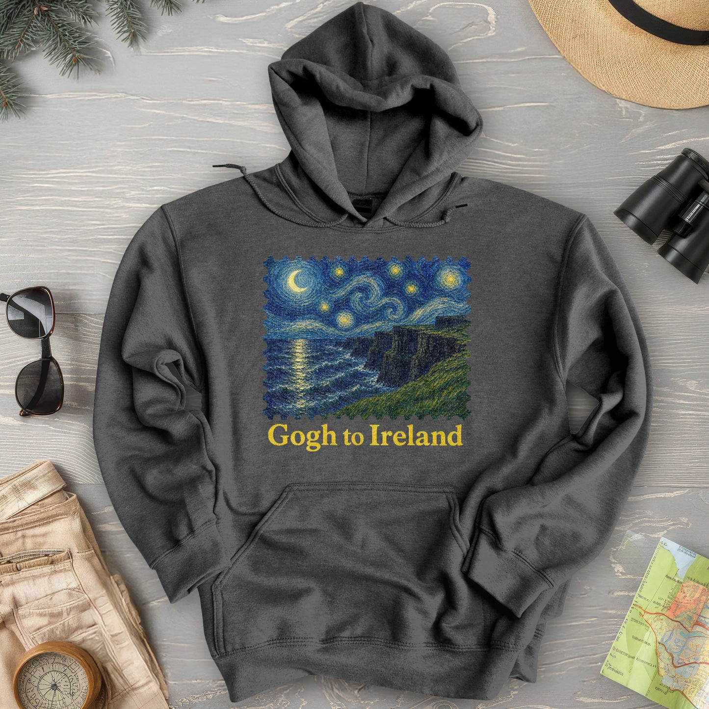 Gogh To Ireland Hoodie