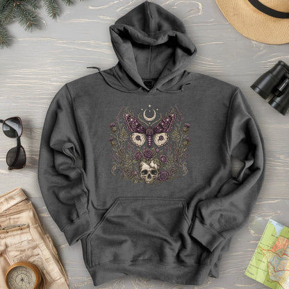 Gothic Thistle Moth Hoodie