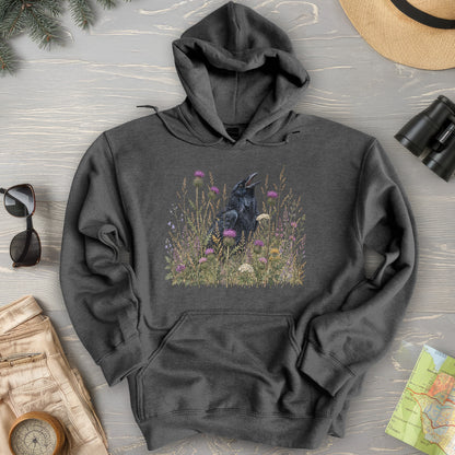 Botanical Raven Hoodie