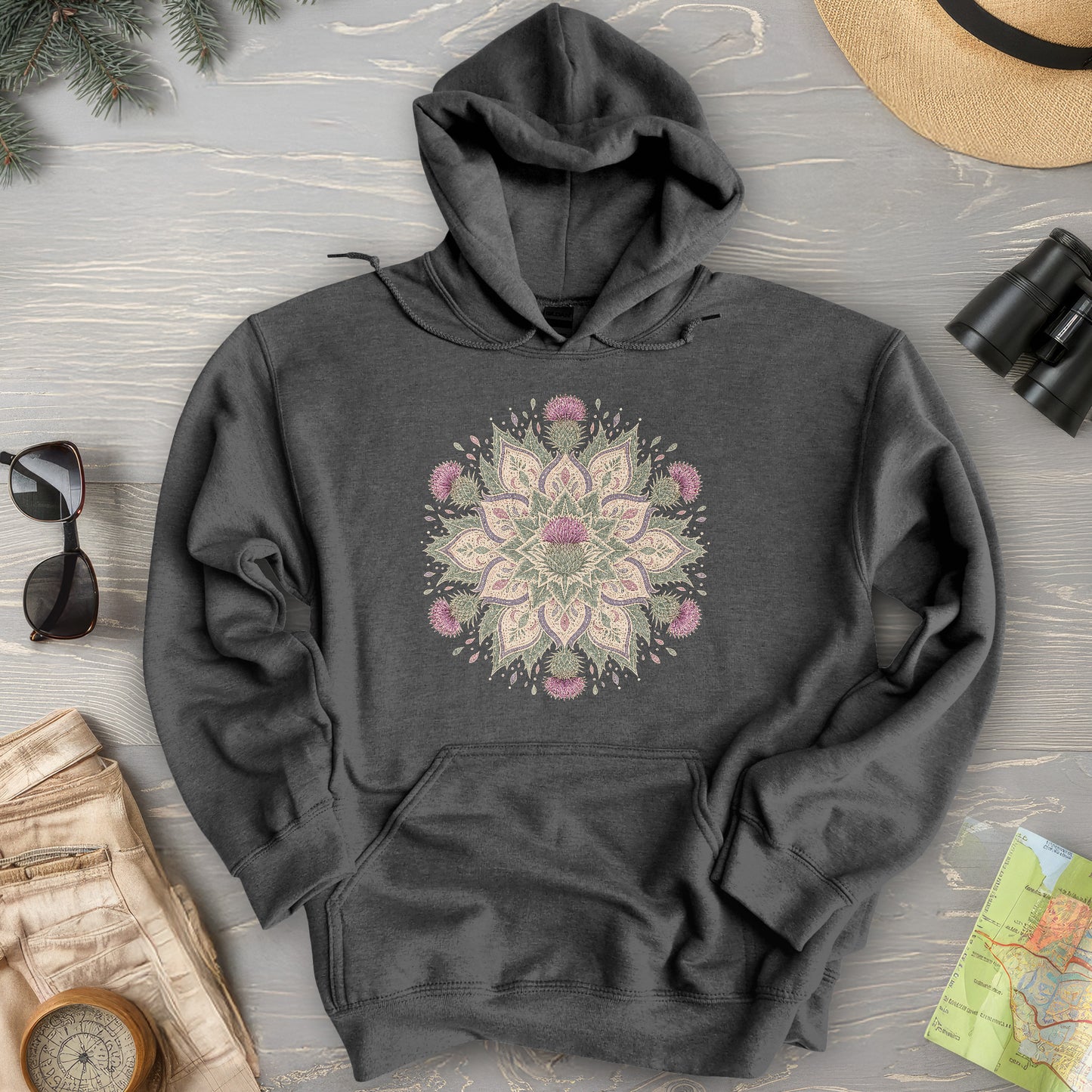 Thistle Mandala Hoodie