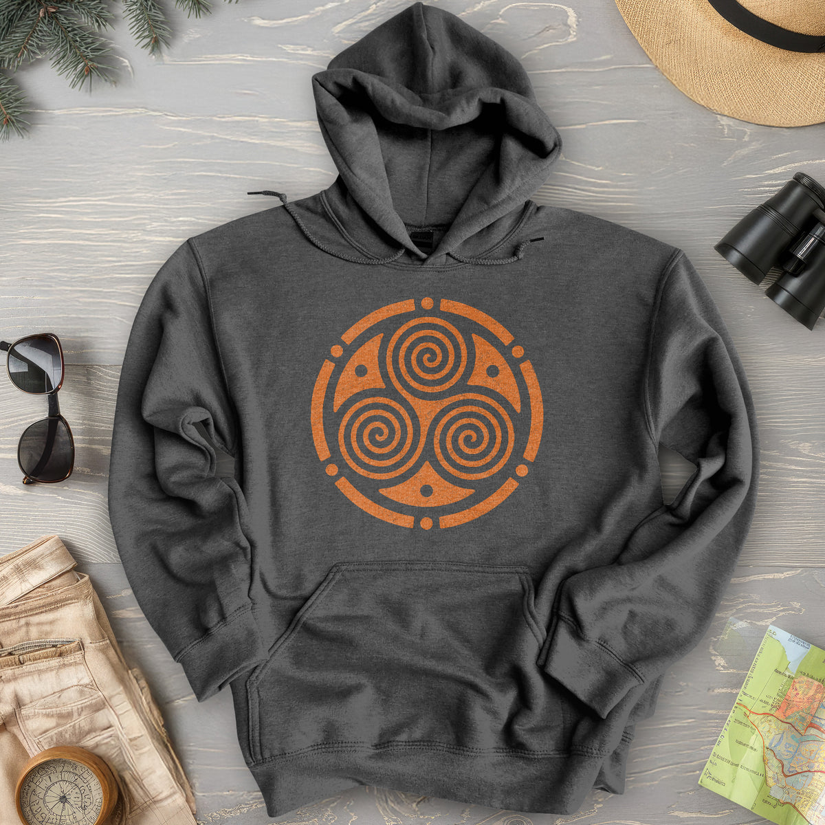 Triskele Circle Hoodie