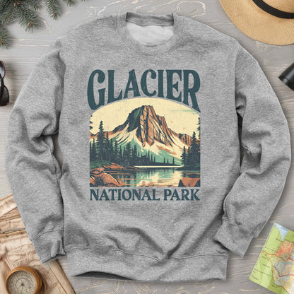 Glacier National Park "Big and Bold" Crewneck Sweatshirt