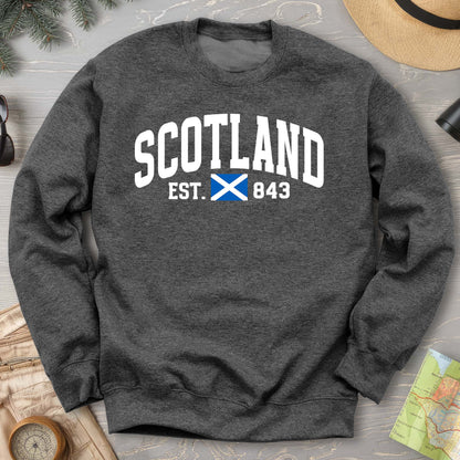 Scotland Varsity Flag Sweatshirt