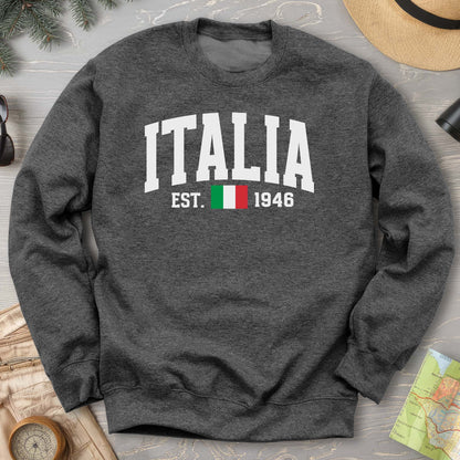 Italia Varsity Flag Sweatshirt