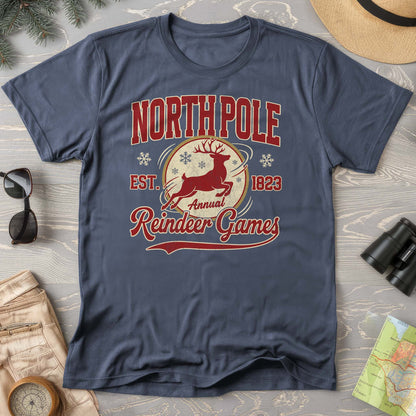 North Pole Annual Reindeer Games Comfort Colors T-Shirt
